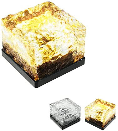 MAGIC SELECT Lámpara Solar LED Subterránea para Iluminación de Caminos. Luz Solar LED para Jardín, Patio, Camino, Piscina, Escalera. Luz LED Solar de Suelo Impermeable. (10cm-1ud)