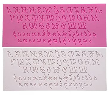 RTSP Stampi Per Pasta Di Zucchero Stampo In Silicone Per Torta Fondente A Forma Di Alfabeto Stampo In Argilla Per Cioccolato