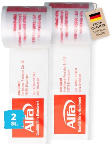 2x Alfa 100m Dachrinnenschlauch Ø 130mm Profi Fallrohr-Ersatz LDPE-Folie | Profi-Qualität Schlauchfolie für Regenwasser - 0,1 mm starke Rolle zur Rohr-Abdeckung oder als Regenschutz-Abflussschlauch