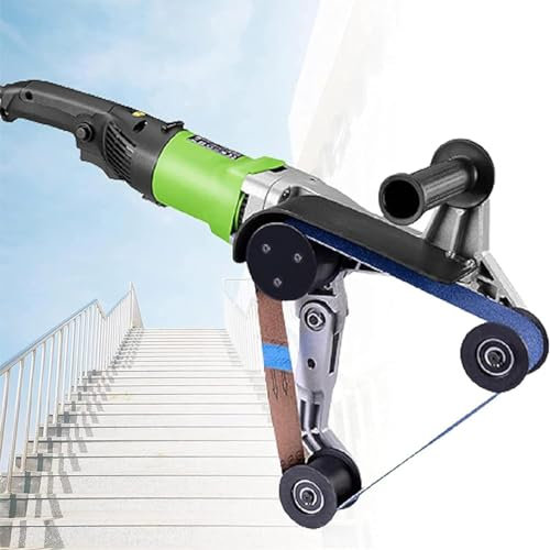 GYQSSD Máquina Pulidora De Tubos Redondos, Lijadora Pulidora Eléctrica De Tubos De Acero Inoxidable De 800 W, Lijadora De Banda De 700-3000 RPM para Tubos De Acero Inoxidable, Tubos Acodados