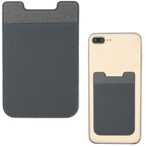 VAEIORP 1 pcs Porte cartes adhésif pour téléphone portable Pochette autocollante pour smartphone Format carte de crédit