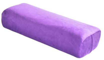 JISADER Yoga Bolster Kissen mit Tragegriff für Meditation, Abnehmbarer Bezug, Leichtes Rechteckiges Yoga Kissen, LILA