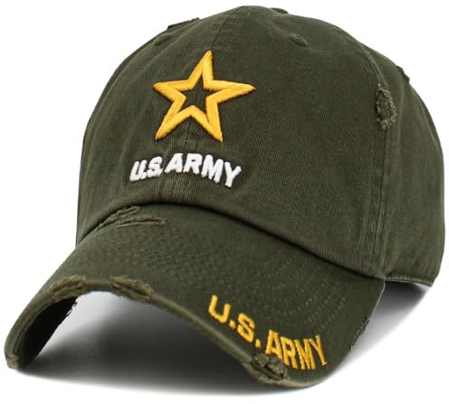 KBETHOS KBARMY-027 OLV US Army Officially Licensed Baseball Cap Military Adjustable Hat