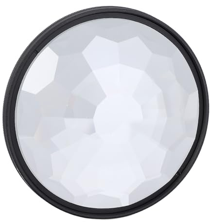 Kamera-Kaleidoskop-Prisma, 77-mm-Objektivfiltereffekt für Foto- und Videoaufnahmen, MRC-Beschichtung, CNC-Bearbeitung, Einzigartige Bilder und Farben mit Optischem Glas,