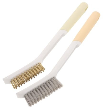 FRCOLOR 10stücke Küchenreiniger Bürsten Hochwertige Öl Und Schmutzreinigungsbürsten Für Herd Und Arbeitsfläche Robuste Und Kupferdrahtbürsten Mit Langem Griff Für Gründliche