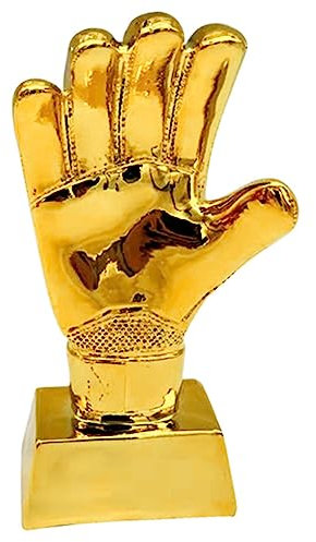Yardwe Trophée de Football Compact et Résistant à l'usure Gardien de But en Abs, Décoration Sportive pour Scolaire ou Compétition, Surface Lisse et Brillante pour Sandales Femme