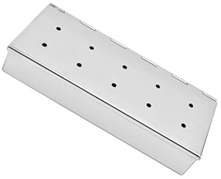 Happyyami Smoker Box Für Holzspäne Tragbare Bbq Räucherbox Für Gas Elektrogrills Für Schmackhafte Grillgerichte Und Grillen Im Freien