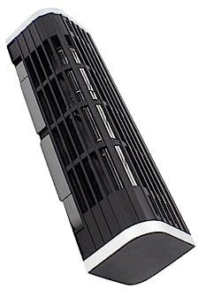 EXHUMKY Base Refrigeradora Portátil para Laptop con Ventilador USB Silencioso y Soporte Ajustable Enfriador Multifuncional para Portátil Tablet y Móvil Estructura Metálica Resistente y