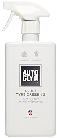Auto Glym Instant Tyre Dressing 500ml Spray Top Bottle Leaves Gloss Or Satin Finish