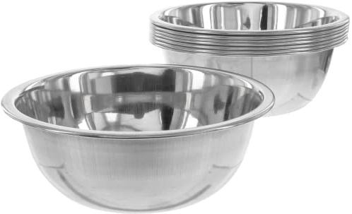 Marzoon 8x Dip Schälchen klein aus Edelstahl, Saucenschälchen Ø 11 cm, kleine Schalen für Dips, Saucen und Snacks | Schälchen für Saucen, Snacks, Dips und Vorbereitung, stapelbar, platzsparend, robust, 4,2 cm hoch, für Küche und Tisch