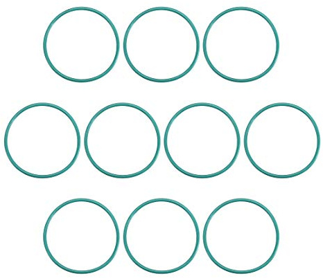 sourcing map 5 Dichtungsringe 16x12x2mm FKM O Ring Fluor Gummi Öl Säure Temperaturbeständigkeit Unterlegscheiben für Industerie Maschinen Auto Reparatur Pneumatik, Braun