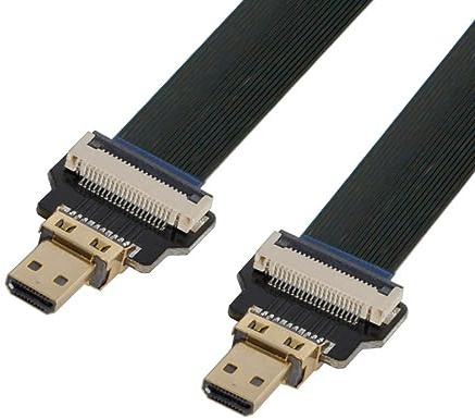 CY Cavo Micro HDMI Micro HDMI maschio a Micro HDMI maschio 1080P Cavo HDMI CYFPV Micro HDMI maschio a Micro HDMI maschio Prolunga FPC Cavo piatto 1080P per FPV HDTV Fotografia aerea multicotteri