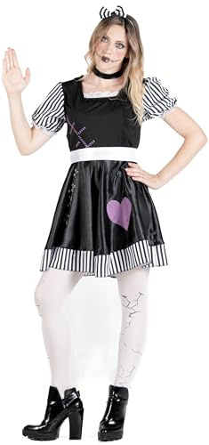 Ciao - Horror Dolly Kostüm für Mädchen Damen Erwachsene