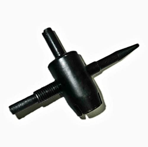 levando Gewinde-Nachschneider - 5 Stück - Schwarz - Gewindeschneider für Ventile, Reifenventil und Ventilgewinde Schneider, ideal als Reifenwerkzeug oder Zubehör für Reifenmontage