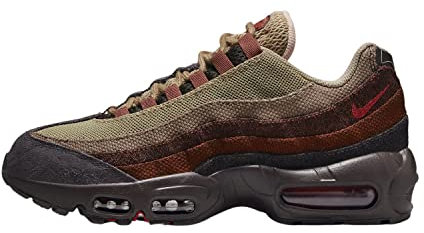 Nike Air Max 95, Scarpe con Lacci Donna, Sail/Rush Maroon, 34 EU