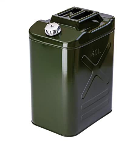 Kraftstoffkanister Benzinkanister Kraftstoff 20 Liter Benzinkanister, Benzinkanister 20l Metall, Kanister 20l Benzin, Reservekanister 20l, Benzin, Diesel & Bio-Ethanol Geeignet (Size : 40L)