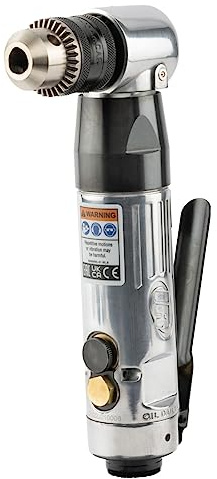 Ingersoll Rand 7807R-A - 3/8 Keyed Chuck, Right Angle Reversible Air Drill, 1800 RPM, 0.33 HP