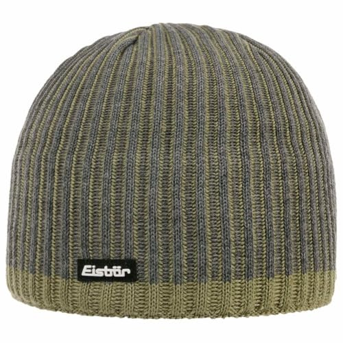 Eisbär Alex Strickmütze Wintermütze Beanie Damen/Herren - Made in Italy Herrenmütze Herbst-Winter Winter