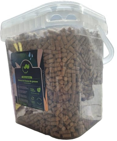 Abono orgánico peletizado de guano del gusano tenebrio molitor (gusano de la harina) - Vermeditoso. Fertilizante orgánico 100% natural. Todo tipo de cultivos. (1, 3 kg)