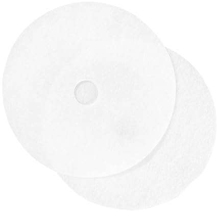 Flusenfilter für Wäschetrockner Weiß aus Vlies Ersatzteil | Einweg Filtereinsatz, Absorbiert Staub, Passend als Trockner Zubehör im 2 Stück-pack