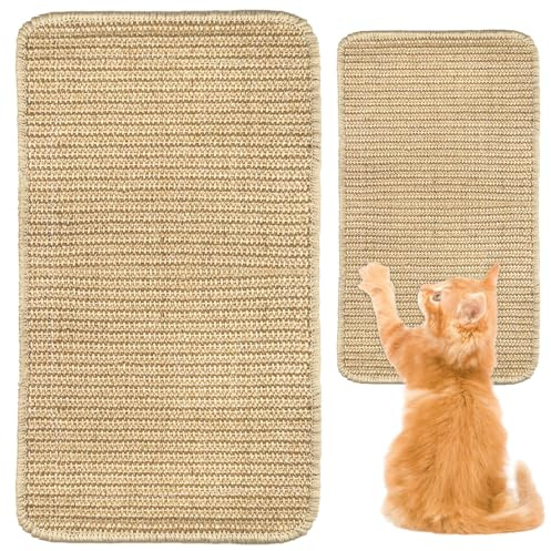 Cat Scratching Mat, Hempcardboard Cat Scratchers Sisal Cat Scratching Board