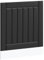 vidaXL Panel para lavavajillas Lucca Madera contrachapada Negra