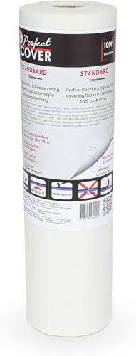 Perfect Cover Standard 1m x 25m | Panno autoadesivo per pittori | Protezione del pavimento durante i lavori saltuari | Protezione del pavimento | Protezione delle scale