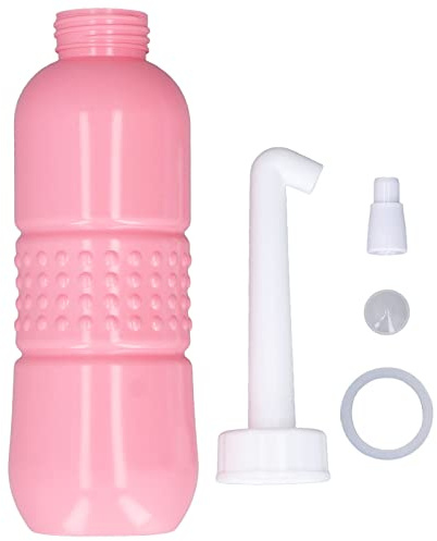 Pulvérisateur de Bidet Portable 650 Ml, Grande capacité, Double Buse, pour Personnes Handicapées, Patients Souffrant de Constipation, Diarrhée, Nettoyage de Routine, Changement
