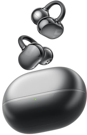 SoundPEATS POP Clip Cuffie Open-Ear Wireless Bluetooth 5.4, 30 Ore di Autonomia, Dynamic EQ, Ricarica Rapida, Pulsanti Fisici, Supporto Doppia Connessione, APP, Funzione di Ricerca Cuffie, IPX5