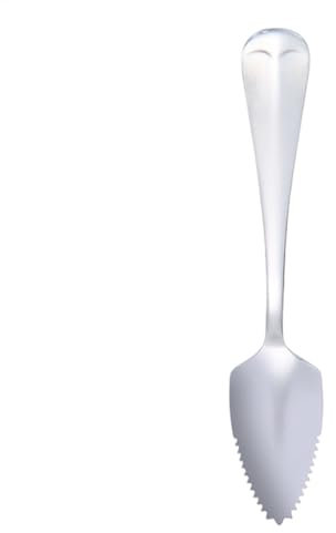 Lot de 2 cuillères à pamplemousse - En acier inoxydable - Avec cuillère à