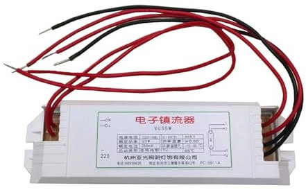 HBALDTEDC Ballast électronique à Large Tension, Ballast électronique AC220V for Lampes fluorescentes, redresseur de lumière ultraviolette, Ballast de Lampe UV 55 W