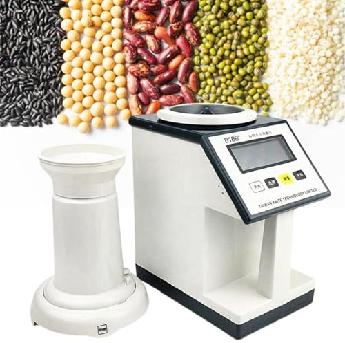 XEEAOFE Misuratore di umidità dei Cereali Intelligente per 14 Cereali, Misuratore di umidità Portatile con Display Digitale, Analizzatore di umidità e Temperatura per Mais Grano Riso Colture