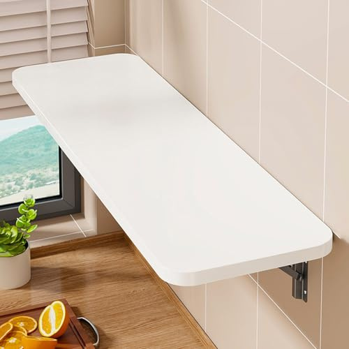 YCXLAXHH Tavolo da Parete, Tavolo da Muro Pieghevole, Due Metodi di Installazione, Adatto per Sala da Pranzo, Bar di Casa, Banco da Lavoro(60 x 20 cm)