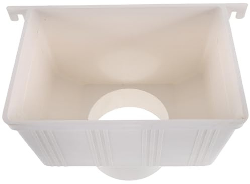 Ciieeo Deviatore per Pluviale in PVC Resistente Kit per Grondaia Imbuto di Raccolta Acqua Piovana Adattatore per Impianto Drenaggio Tetti e Capannoni