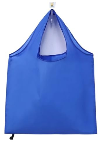 ZythrXLate shoppingväska vikbar shoppingväska återanvändbar resa livsmedel en axel handväska för enfärgad stormarknad bärkasse, Färg 4, 56X43cm