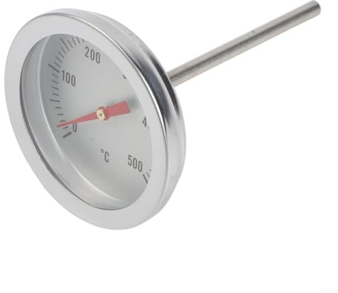 SMZhomeoneStainless Steel Oven Thermometer With 70Mm Sensor For Pizza Wood Grill Up To 500C M8 Thread Replacement Part For Outdoor Cooking for SESSIONS