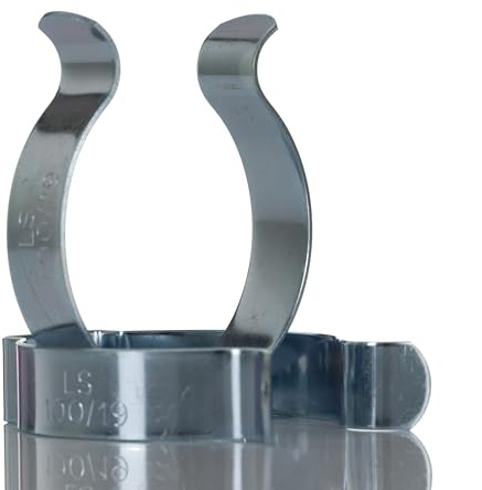 RS PRO 50 mm Stahl Federklemme x 61.1 mm 4 mm, Packung a 10 Stück