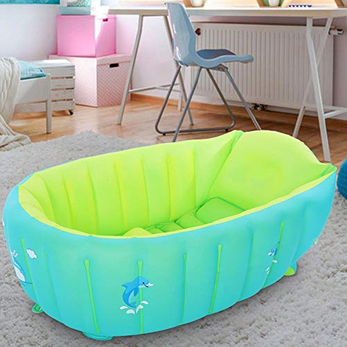 Faltbare Baby-Badewanne, Kleinkinder-Badewanne, rutschfest für 0–6 Jahre alte Kinder Baby Geschenk (L)