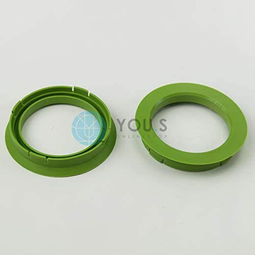 2 x ZENTRIERRINGE DISTANZRING für ALUFELGEN FZ17 74,1-58,6 mm CMS, DBV, Proline Wheels, Schmidt Revolution