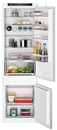 Siemens KI87VVSE0 iQ300 Einbau Kühl-Gefrier-Kombination / E / 216 kWh/Jahr / 200 l / hyperFresh Frischesystem / lowFrost / LED-Innenbeleuchtung / bigBox / Schlepptür