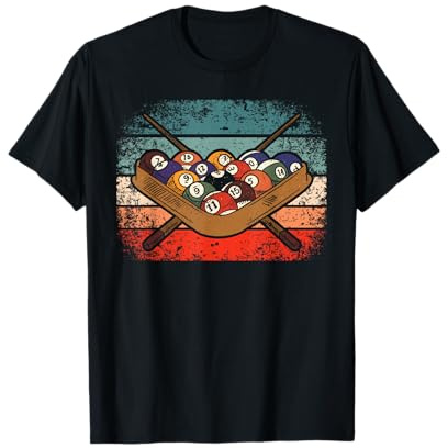 Poolbilliard Snooker Spruch 8 Ball Pool Cue Queue Billiard T-Shirt