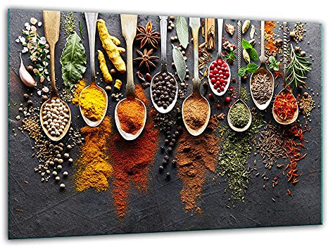 TMK ArtDeko – Schneidebrett Glas – Glasschneidebrett für die Küche 30x22 cm – Robust, Hygienisch & Rutschfest – Glas Schneidebrett – Zusätzliche Arbeitsfläche – Vielseitige Nutzung