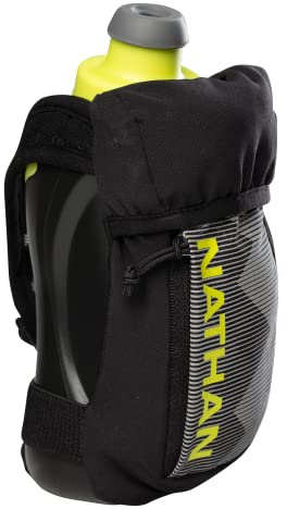 Nathan Quick Squeeze Handheld 355 ml Black / Reflective silver