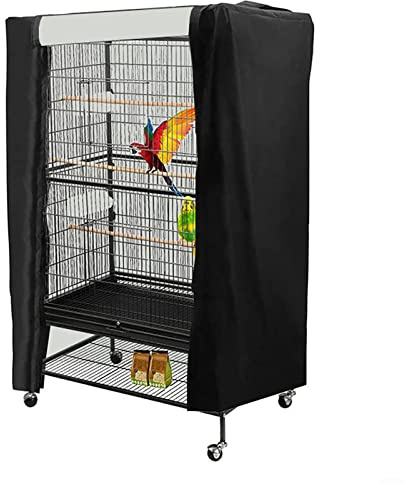 Vogelkäfig Abdeckung, Black-Out Vogelkäfig Abdeckung, Langlebig, Atmungsaktiv, Waschbar, Vogelkäfig Zubehör, Vogel Wellensittich Zubehör