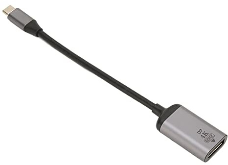 Adaptador 4K USB C a DisplayPort, 60Hz, cable tipo C a DisplayPort, adaptador USB tipo C a cable, para auriculares VR de tablet, diseño antideslizante