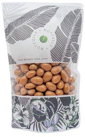 Amandes enrobées de chocolat au sel de mer et saveur caramel