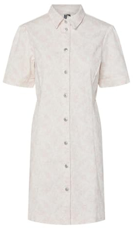 Pcsalume Ss A-Shape klänning, Häger, XS