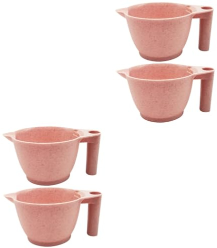 LALADEFIEE 2 Set Di Ciotole Per Mescolare La Tintura Dei Ciotola Per Mescolare La Tinta Manico Design Elegante Per La Colorazione Dei 2 Pezzi*2