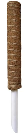 Tuteurs pour en mousse – Support pour Monstera | Entraînez les grimpantes d'intérieur à pousser le haut | Cages et supports de | Piquets totem en fibre de coco |
