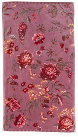 Pip Studio Badetuch Secret Garden Mauve 55x100cm